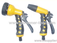 Plastic garden spray nozzle set