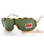 Ray Ban RB4082 714/51 Leopard Frame Green Lens sunglass