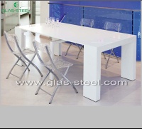 Extendable Glass Dining Table