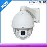 ONVIF 1.3 Megapixel 18X Optical Zoom IR PTZ IP Dome Camera