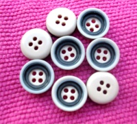 Resin shirt button