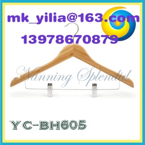 bamboo wooden hanger