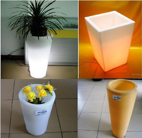 Lighting flower pot