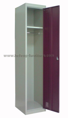 Single door locker,1 tier locker, 1 person locker