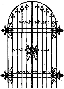 wrought iron gate