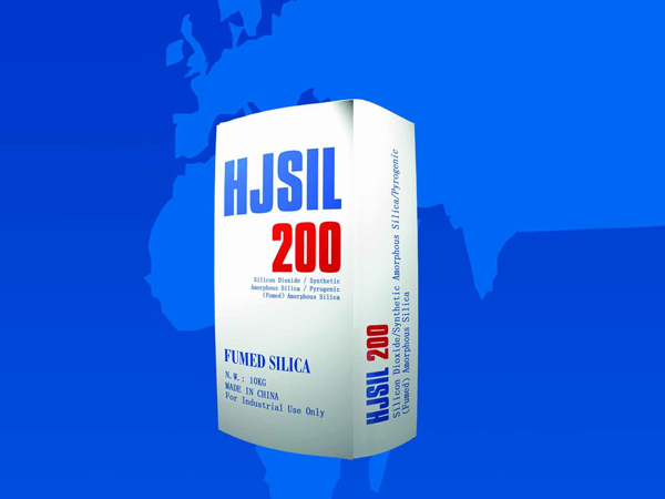 HJSIL 200 is a hydrophilic fumed silica with a specific surface area of 200 ㎡/g. It is a kind of high purity white colloidal powder.