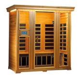 3 persons infrared sauna room canadian hemlock