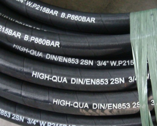 Wire Braid Hydraulic Hose: SAE 100 R1A/DIN EN 853 1ST STANDARD