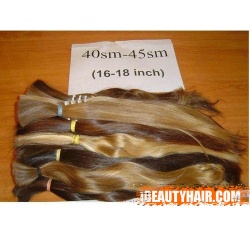 European hair virgin russian hair blond color