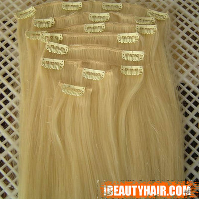 Clips On Hair Extension, Clips in Hair Extension, Clips Human Hair