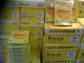 Ik yellow copy paper