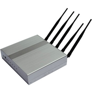 5 band high power 3G,4G mobile signal jammer blocker isolator shield CDMA GSM DCS 3G 4G,cover 50m