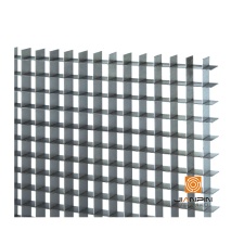 Aluminum eggcrate sheet