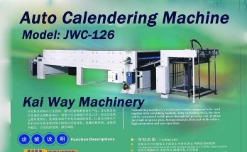 Auto Calendering Machine