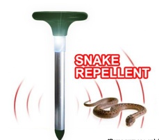 Solar Snake Repeller with LED light