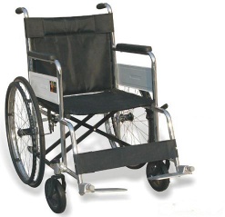 Steel wheelchair