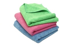 Microfiber cleaning cloth