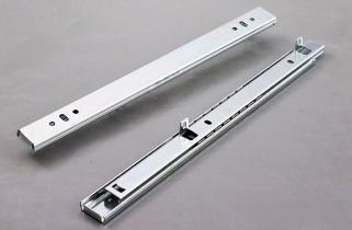 27mm Single Extension Drawer Slides, Bottom Mounting System