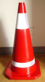 500/700/750mm rubber traffic cone