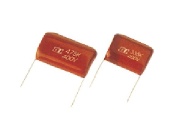 Metallized polyester film capacitor