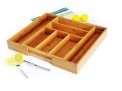 bamboo cutlery tray