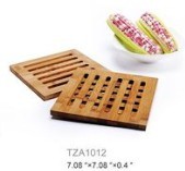 bamboo coaster, trivet