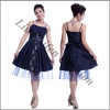 Hot sale short taffeta evening dress 22198