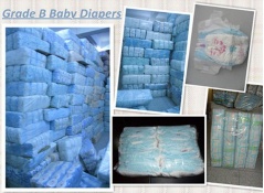 Grade B baby diaper