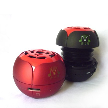 Rose Vibration Mini Speaker Read Micro SD Card J-1