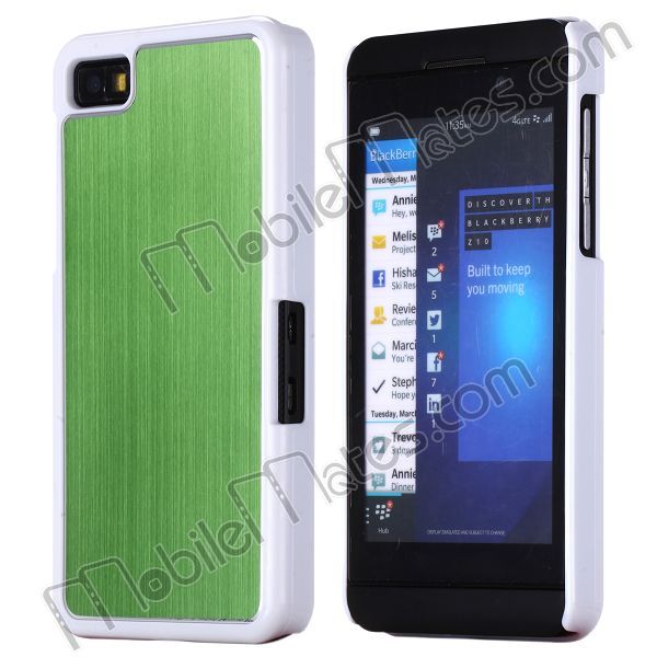 Metal Brushed Plastic Hard Case Cover for Blackberry Z10