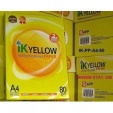 Ik Yellow  A4 Copy Paper 80gsm,75gsm,70gsm