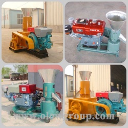 Diesel drive pellet mill