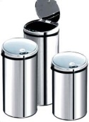 Round Shape Stainless Steel Sensor Dustbin