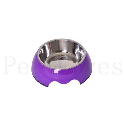 Solid Color Melamine Round Dog Dish Sets