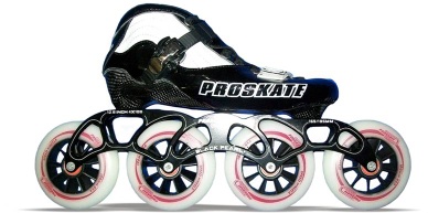 100 MM X 4 WHEEL PROSKATE BLACK PEARL PLUS( # ISS 05 )