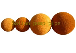 concrete pump rubber sponge cleaning ball