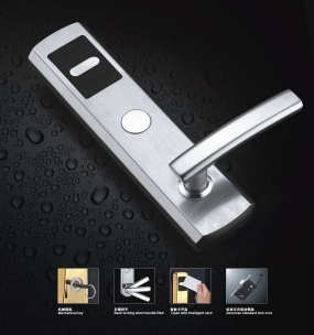 hotel RF card lock, Mifare lock, hotel lock, card lock