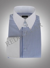 Contrast fabric made to measure mens shirt - Tailor made shirt