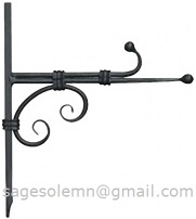 Metal garden brackets