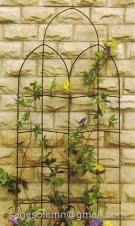 Metal garden trellises