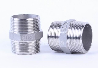 stainless steel hex nipple