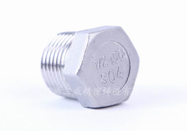 stainless steel hex plug