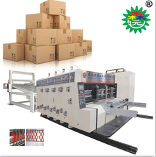 Paper Feeding, Printing, Slotting carton machine