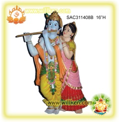 Polyresin Hindu God-Rodhan Krishna Murti