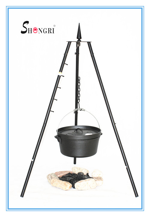 tripod bbq grill with pot