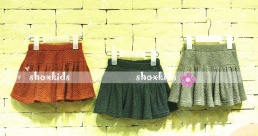 Fashion Chinlon pleated skirt