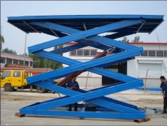 stationary scissor car lifting hoist