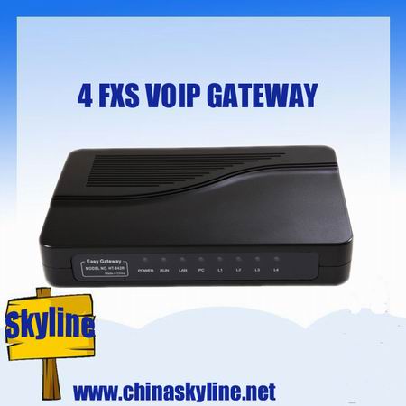 HT-842R, 4 fxs port voip gateway