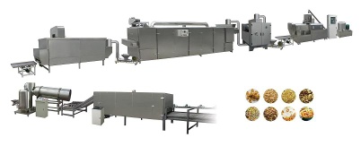 corn flakes processing line