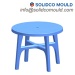 Plastic table molding